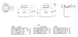 Рукомойник Roca Urban 32765S00U Барселона 40 см - фото 86620