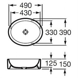 Раковина Roca Meridian 32724E000 - фото 86726
