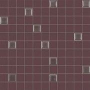 M115P7L Mosaico Miroir Prune
