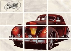 LT2M304 Latte Декор светло-бежевый Car 2 25x35