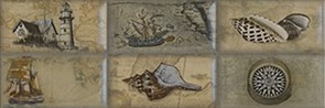 Декор керамич. NAUTILUS DECOR A