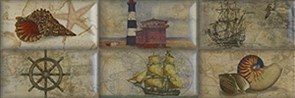 Декор керамич. NAUTILUS DECOR C