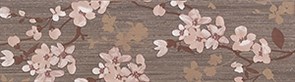 Бордюр керамич. 68354 LISTELLO FIOR DI PESCO BROWN