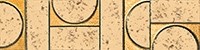 Бордюр керамич. EVOQUE SIGILLO ORO LISTELLO MOSAIC