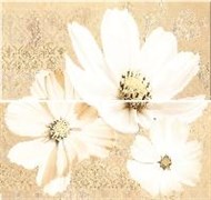 Sfumato Beige Floret панно (компл 2 шт) 50.5x20.1