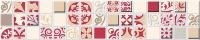 Vento Carmine Mosaic бордюр 30x6.2