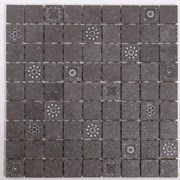 Мозаика Bengal Black GT-173-m02/gr 30*30