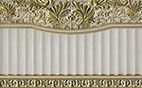 Бордюр керамич. CHISEL GOLD ZOCALO