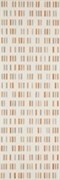 Декор Colourline Ivory/Taupe/Orange Decoro MLEP 22*66.2