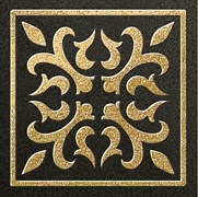 Палермо Шампань черный Вставка керамогранитная