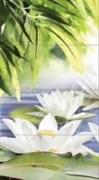 NT2H021D Nature Lotus 1 панно (компл из 4-х шт) 44x80