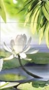 NT2H023D Nature Lotus 3 панно (компл из 4-х шт) 44x80