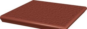 Ступени Natural Rosa ступень угловая с носиком структурированная 33x33