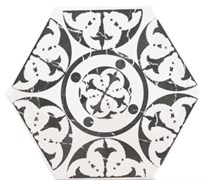 Marrakech Agadir Negro Hexagon Декор
