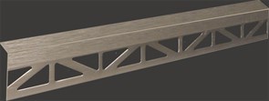 Бордюр керамич. B1342590 PRO-PART LATON GRAPHITE 11MM, 1,1x250
