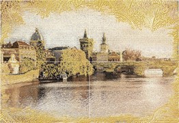 Панно Прага из 4 плиток ПН7ПГ1 72,8х49,8