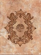 Капри декор коричневый 1634-0092 25х33