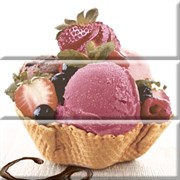 Composicion Ice Cream Панно (из 3-х пл.) 30х30