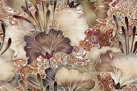 Decor Vidriera Geneve Brown R225 Панно (из 2х пл) 50x75