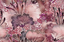 Decor Vidriera Geneve Violet R225 Панно (из 2х пл) 50x75 (Коллекция Geneve )