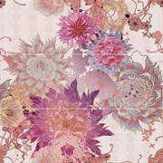 Decor Flower ORO Siena malva Панно (из 3-х пл) 75x75