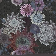 Dec Flower Oro Siena Negro Панно (из 3-х пл) 75x75