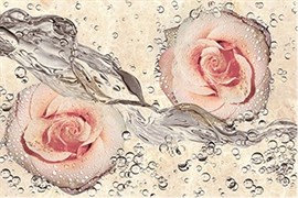 Museum Ivory Dec Wetfloral Панно (из 2-х плиток) 40x60