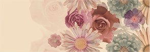 People Crema Floral A Декор 31,6х90