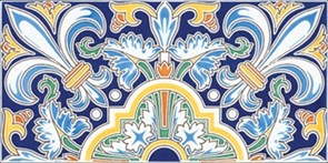 Cartuja Azul Плитка настенная 14х28