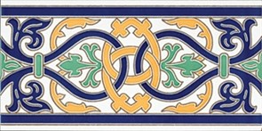 Cenefa Talavera Плитка настенная 14х28