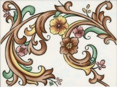 Galan flor melado Плитка настенная 15x20