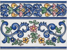 Cenefa Primavera Iris Плитка настенная 15х20