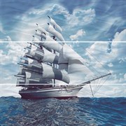 Decor Sea-3 Панно (из 3-х пл.) 75х75