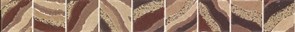 List. Calabria Marron Бордюр 5х45,2