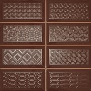 Diamond 4x2 DEC marron Плитка настенная 31,6x31,6