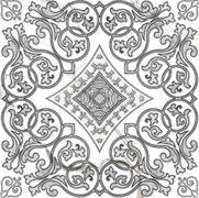 Декор центральный Grasaro Classic Marble, арт. GT-270g-d04