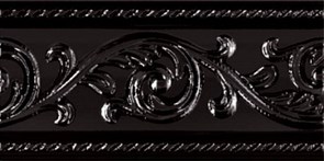 Бордюр Cenefa Yara Negro 7.5*15