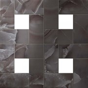 Supernova Onyx Black Agate Mosaic Lap 45х45