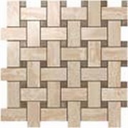 S.M. Woodstone Champagne Twist Mosaic 30.5x30.5