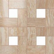 S.M. Woodstone Champagne Mosaic Lap 45x45