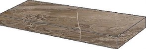 S.M. Woodstone Taupe Scalino Angolare Dx 33x60