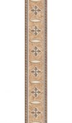 CE1J301 Carrara бордюр беж вензеля 8х44