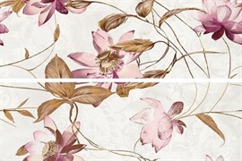 DECOR SET (2) VIOLA BLANCO 29x90