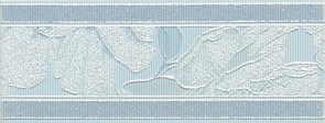 Cenefa Santorini Fiore Azul 10x25