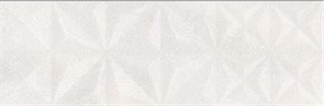 CLOUD GREY GLOSSY SQUARES STRUCTURE 25X75