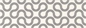 SPIN WHITE-BLACK GEO 25X75