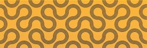 SPIN YELLOW-BLACK GEO 25X75