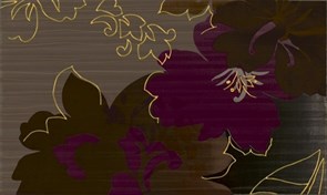 Плитка Inserto Delicate Brown A 30x50