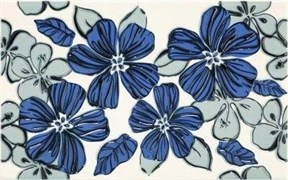 Плитка Vivian Blue kwiat 25x40