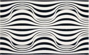 Плитка Vivian Nero Fala 25x40